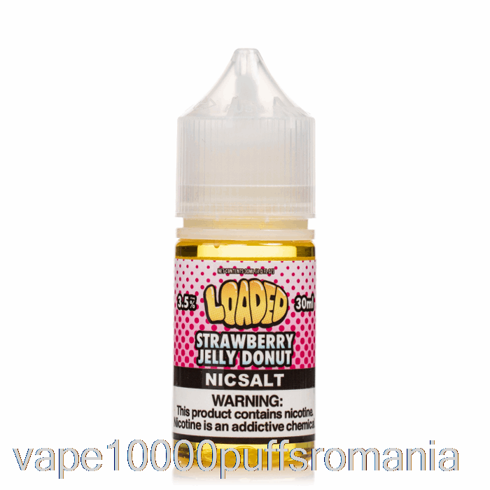 Vape Romania Gogosa Cu Jeleu De Capsuni - Saruri Incarcate - Vapori Nemilosi - 30ml 50mg